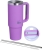 Ecolife Ανακυκλώσιμο Handled Tumbler Θερμός Ανοξείδωτο 900ml Iris με Καλαμάκι και Λαβή