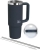 Ecolife Ανακυκλώσιμο Handled Tumbler Θερμός Ανοξείδωτο 900ml Stormy Sea με Καλαμάκι και Λαβή