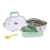 EcoLife Lunch Box With Divider 0.9 Liter Light Green 33-BO-9074