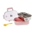 EcoLife Lunch Box With Divider 0.9 Liter Light Pink 33-BO-9073