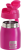 Ecolife Παγούρι Θερμός Παιδικό Με Καλαμάκι 400ml Ροζ 33-BO-1997