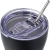 Estia Coffee Mug Ανακυκλώσιμο Ποτήρι Θερμός Ανοξείδωτο BPA Free 350ml Midnight Black με Καλαμάκι