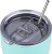 Estia Coffee Mug Ανακυκλώσιμο Ποτήρι Θερμός Ανοξείδωτο BPA Free 500ml Bermuda Green με Καλαμάκι
