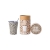 Estia Coffee Mug Save The Aegean Ποτήρι Θερμός Ανοξείδωτο BPA Free 350ml Leopard Taupe με Καλαμάκι