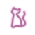 Forever Led Wall Light Pink Cat FLNE04