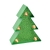 Legami Christmas Mini Letter Light Xmas Tree With Glitter LELI0038