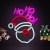 Legami Christmas Neon Effect Led Sign Santa Claus NEL0002