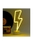 Legami Milano Φωτιστικό It's A Sign Neon Effect Led Lamp Flash Κεραυνός LL0004