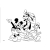 Μπλοκ Ζωγραφικής 23x33cm 40φ Με Αυτοκόλλητα Mickey 564476
