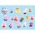 Μπλοκ Ζωγραφικής 23x33cm 40φ Με Αυτοκόλλητα Peppa Pig Gearge 482814