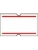 Spadi Ετικέτες Ετικετογράφου 22x12mm Με Κόκκινη Ρίγα 0.64.019 10τμχ