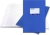 Τετράδιο Εκθέσων Καρφίτσα 17x25cm Ριγέ 50φ Μπλε