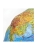 TS Collection Globe Embossed Blue With Led 25x25x31 16625