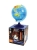 TS Collection Globe Embossed Blue With Led 25x25x31 16625