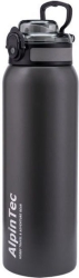 Alpin Μπουκάλι Θερμός Πλαστικό Ανοξείδωτο 1lt Grey ALP-TH-1000GY