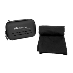 AlpinPro Dryfast Πετσέτα Σώματος Microfiber σε Μαύρο χρώμα 180x90cm MS-XXL-BL