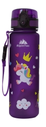 AlpinTec Παγούρι Kids 500ml Kids Purple Unicorn C-500PE-3