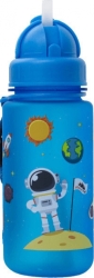 AlpinTec Παγούρι Kids 400ml Με Καλαμάκι Space Blue C-400BE-SPC