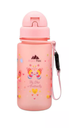 AlpinTec Παγούρι Kids 400ml Butterfly Με Καλαμάκι C-400FL-BU