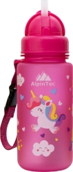 AlpinTec Παγούρι Kids 400ml Με Καλαμάκι Pony Pink C-400PK-UN