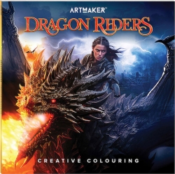 Art Maker Square Colouring Books 4: Dragon Riders