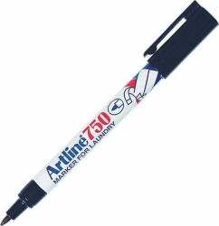 Artline Μαρκαδόρος Ρούχων 750 Μαύρος