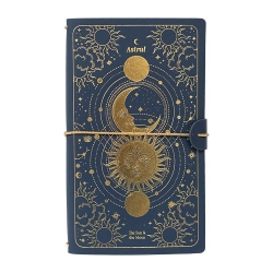 Σημειωματάριο Ταξιδίου Journal Astral Με Μαλακό Εξώφυλλο Από Δερματίνη 12x20cm CTBV022