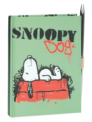 BackMeUp Notebook A6 Snoopy With Pen