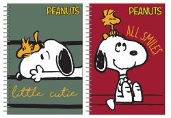 BackMeUp Τετράδιο Σπιράλ 17x25cm 2 Θεμάτων Peanuts Gigles 365-04402