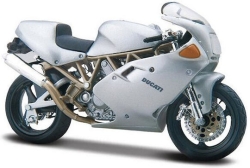 Bburago 1:18 Μοτοσυκλέτα Ασημί Ducati Supersport 900 Final Edition για 3+ Ετών