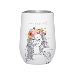 Bioloco Office Κούπα Θερμός 420ml Love Yourself BEO103