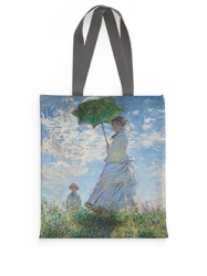 Brainfood Shopper Τσάντα Ώμου Υφασμάτινη Σουετ Monet Woman A Parasol 31608