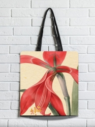 Brainfood Υφασμάτινη Σουέτ Τσάντα με Φερμουάρ Λίλιουμ