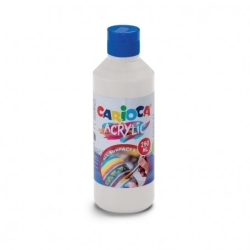 Carioca Ακρυλικό Χρώμα Ζωγραφικής White 250ml 40431/01