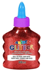 Carioca Κόλλα Glitter Spark 88ml 31097/03 Κόκκινη