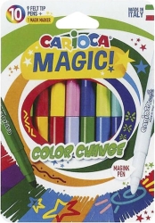Carioca Magic Color Change Μαρκαδόροι Ζωγραφικής 9+1τμχ (18 Χρώματα) 42737