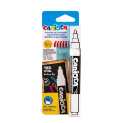 Carioca Μαρκαδόρος Υγρής Κιμωλίας Λευκός 43557/31
