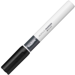 Carioca Plus Μαρκαδόρος Ακρυλικός 01 Μαύρο 45218