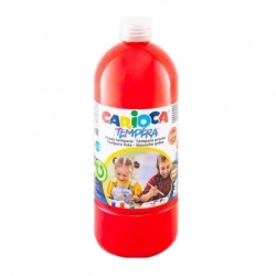 Carioca Tempera Paints Red in Bottle 1000ml 40430/10