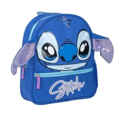 Cerda Τσάντα Πλάτης Νηπίου Lilo & Stitch 3D Μπλε με Αυτιά 31cm