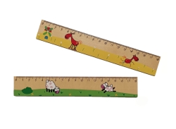 Χάρακας Παιδικός Ξύλινος 18cm