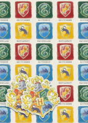 Χαρτί Περιτυλίγματος 50x70cm Harry Potter Faction HPW08