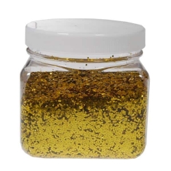 Χρυσόσκονη Νιφάδες 1mm 300ml Χρυσή