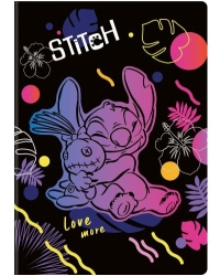 Coolpack Disney Black - Τετράδιο A5 60φ Stitch Hug