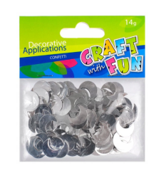 CraftFun Διακοσμητικά Confetti Φεγγαράκια Μεταλλικά 14gr 290899