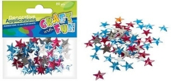 CraftFun Πούλιες Αστεράκια Χειροτεχνίας 80τμχ 327062