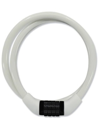 Crazy Safety Κλειδαριά Ποδηλάτου Κουλούρα με Συνδυασμό Λευκή