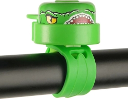 Crazy Safety Παιδικό Κουδούνι Ποδηλάτου Crocodile Πράσινο