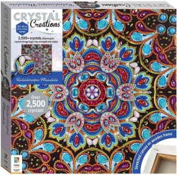Crystal Creations Canvas: Kaleidoscopic Mandala