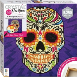 Crystal Creations Canvas: Striking Sugar Skull